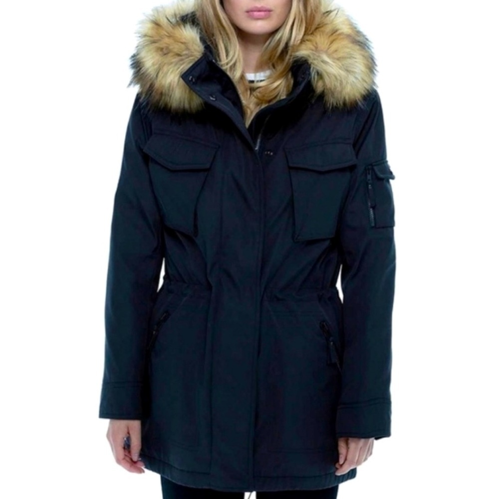 S13 NEW YORK Ladies Anorak Jacket Black M